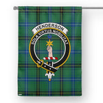 Henderson Flag Garden Flag Henderson Ancient Tartan Flag Clan Badge Tartan House Flag