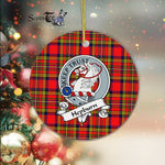 Hepburn Scottish Clan Badge Plaid Ornament Gift. Christmas Tree Ornament Hepburn Clan Tartan Ornament Great Christmas Ornaments Gift - Scotstee Shop