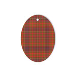 Hepburn Tartan Oval Ornaments, Christmas Tree Ornament, Plaid Christmas Ornaments, Ceramic Oval Christmas Tree Decoration, Tartan Oval Ornaments, Christmas Tree Ornament, Plaid Christmas Ornaments, Ceramic Oval Christmas Tree Decoration