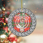 Heron Clan Tartan Crest Badge Plaid Ornament Gift. Christmas Tree Ornament Tartan Ornament Great Christmas Ornaments Gift - Scotstee Shop