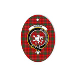 Heron Scottish Clan Plaid Ornament Gift. Christmas Tree Ornament Heron Clan Tartan Ornament,  ceramic ornament, personalized christmas ornaments, christmas tree ornaments, christmas door decorations, Plaid Ornament, Tartan Ceramic Ornament