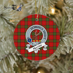 Herries Scottish Clan Badge Plaid Ornament Gift. Christmas Tree Ornament Herries Clan Tartan Ornament Great Christmas Ornaments Gift - Scotstee Shop