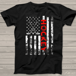 Scotstee Shop - Hockey 4th of July Shirt, American Flag Hockey USA Patriotic Gift 4th Of July Shirt American Flag Hockey Shirt