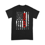 Scotstee Shop - Hockey 4th of July Shirt, American Flag Hockey USA Patriotic Gift 4th Of July Shirt American Flag Hockey Shirt