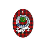 Hog Scottish Clan Badge Plaid Ornament Gift. Christmas Tree Ornament Hog Tartan Ornament,  ceramic ornament, personalized christmas ornaments, christmas tree ornaments, christmas door decorations, Plaid Ornament, Tartan Ceramic Ornament