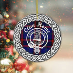 Home Clan Tartan Crest Badge Plaid Ornament Gift. Christmas Tree Ornament Tartan Ornament Great Christmas Ornaments Gift - Scotstee Shop