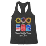 Home Of The Free Because Of The Brave Sunflower 4th Of July Women's Tank Top - Scotstee Shop