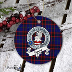 Home Scottish Clan Badge Plaid Ornament Gift. Christmas Tree Ornament Home Clan Tartan Ornament Great Christmas Ornaments Gift - Scotstee Shop