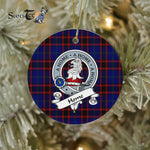 Home Scottish Clan Badge Plaid Ornament Gift. Christmas Tree Ornament Home Clan Tartan Ornament Great Christmas Ornaments Gift - Scotstee Shop