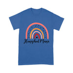 Homeschool Mama Homeschool Mom Teach At Home Rainbow Back To School Shirt - Scotstee Shop