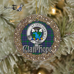 Hope Celtic Circle Plaid Ornament Gift. Christmas Tree Ornament Tartan Ornament Great Christmas Ornaments Gift - Scotstee Shop