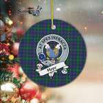 Hope Scottish Clan Badge Plaid Ornament Gift. Christmas Tree Ornament Hope Clan Tartan Ornament Great Christmas Ornaments Gift - Scotstee Shop