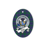 Hope Scottish Clan Badge Plaid Ornament Gift. Christmas Tree Ornament Hope Tartan Ornament,  ceramic ornament, personalized christmas ornaments, christmas tree ornaments, christmas door decorations, Plaid Ornament, Tartan Ceramic Ornament