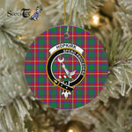 Hopkirk Scottish Clan Plaid Ornament Gift. Christmas Tree Ornament Hopkirk Clan Tartan Ornament Great Christmas Ornaments Gift - Scotstee Shop
