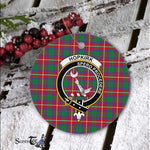 Hopkirk Scottish Clan Plaid Ornament Gift. Christmas Tree Ornament Hopkirk Clan Tartan Ornament Great Christmas Ornaments Gift - Scotstee Shop