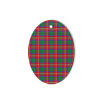 Hopkirk Tartan Oval Ornaments, Christmas Tree Ornament, Plaid Christmas Ornaments, Ceramic Oval Christmas Tree Decoration, Tartan Oval Ornaments, Christmas Tree Ornament, Plaid Christmas Ornaments, Ceramic Oval Christmas Tree Decoration