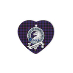 Horsburgh Scottish Clan Badge Plaid Christmas Ornaments Gift Heart Ornament Horsburgh Clan Tartan Ornaments, Plaid Ornament, christmas Ornament, plaid christmas ornament