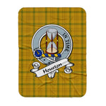 Scotstee Shop Tartan Plaid Blanket Houston Clan Badge Scottish Tartan Plaid Sherpa Blanket, Tartan Blanket, Plaid Blanket, Scottish Blanket, Gift Christmas Blanket, Christmas Blanket, Mother Day Gift, Father Day Gift