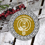 Houston Clan Tartan Crest Badge Plaid Ornament Gift. Christmas Tree Ornament Tartan Ornament Great Christmas Ornaments Gift - Scotstee Shop