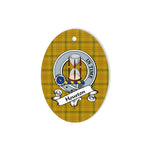 Houston Scottish Clan Badge Plaid Ornament Gift. Christmas Tree Ornament Houston Tartan Ornament,  ceramic ornament, personalized christmas ornaments, christmas tree ornaments, christmas door decorations, Plaid Ornament, Tartan Ceramic Ornament