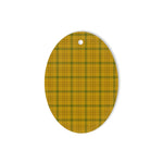 Houston Tartan Oval Ornaments, Christmas Tree Ornament, Plaid Christmas Ornaments, Ceramic Oval Christmas Tree Decoration, Tartan Oval Ornaments, Christmas Tree Ornament, Plaid Christmas Ornaments, Ceramic Oval Christmas Tree Decoration