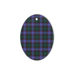 Hunter Modern Tartan Oval Ornaments, Christmas Tree Ornament, Plaid Christmas Ornaments, Ceramic Oval Christmas Tree Decoration, Tartan Oval Ornaments, Christmas Tree Ornament, Plaid Christmas Ornaments, Ceramic Oval Christmas Tree Decoration