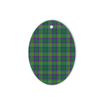 Hunter Of Hunterston Tartan Oval Ornaments, Christmas Tree Ornament, Plaid Christmas Ornaments, Ceramic Oval Christmas Tree Decoration, Tartan Oval Ornaments, Christmas Tree Ornament, Plaid Christmas Ornaments, Ceramic Oval Christmas Tree Decoration