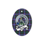 Hunter Scottish Clan Badge Plaid Ornament Gift. Christmas Tree Ornament Hunter Tartan Ornament,  ceramic ornament, personalized christmas ornaments, christmas tree ornaments, christmas door decorations, Plaid Ornament, Tartan Ceramic Ornament