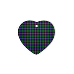 Hunter Tartan Heart Ornaments, Christmas Tree Ornament, Plaid Christmas Ornaments, Ceramic Heart Christmas Tree Decoration, Christmas Ornament, Plaid Ornament, Tartan Ornament, Buffalo Plaid Ornament