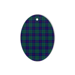 Hutton Tartan Oval Ornaments, Christmas Tree Ornament, Plaid Christmas Ornaments, Ceramic Oval Christmas Tree Decoration, Tartan Oval Ornaments, Christmas Tree Ornament, Plaid Christmas Ornaments, Ceramic Oval Christmas Tree DecorationHutton