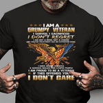 Scotstee Shop - I Am A Grumpy Old Veteran I Served I Sacrificed 4th Of July Shirt