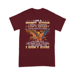 Scotstee Shop - I Am A Grumpy Old Veteran I Served I Sacrificed 4th Of July Shirt