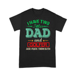 Scotstee Shop - I have two titles Dad and Golfer rock them both Funny Father Day Shirts