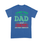 Scotstee Shop - I have two titles Dad and Golfer rock them both Funny Father Day Shirts