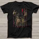 Scotstee Shop - I Love USA American Flag and Deer Hunter 4th Of July Shirt