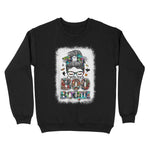 I Put The Boo In The Boujie Messy Bun Witch Halloween Spooky Womens Halloween Sweatshirts, Halloween Sweatshirt Plus Size - Scotstee Shop