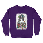I Put The Boo In The Boujie Messy Bun Witch Halloween Spooky Womens Halloween Sweatshirts, Halloween Sweatshirt Plus Size - Scotstee Shop