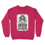 I Put The Boo In The Boujie Messy Bun Witch Halloween Spooky Womens Halloween Sweatshirts, Halloween Sweatshirt Plus Size - Scotstee Shop