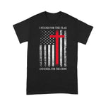 Scotstee Shop - I Stand For The Flag And Kneel For The Cross Shirt USA Flag 4th Of July Shirt Stand For The Flag Kneel For The Cross T Shirt