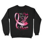 I Wear Pink For My Mom Dragonfly Breast Cancer Awareness Sweatshirt - Scotstee Shop