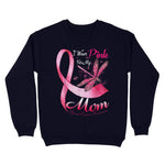 I Wear Pink For My Mom Dragonfly Breast Cancer Awareness Sweatshirt - Scotstee Shop