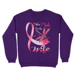 I Wear Pink For My Wife Dragonfly Breast Cancer Awareness Sweatshirt - Scotstee Shop