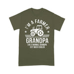 I'm A Farmer Grandpa Rancher Gifts Father's Day Shirt Tractor Farm Farming Shirt - Scotstee Shop