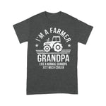 I'm A Farmer Grandpa Rancher Gifts Father's Day Shirt Tractor Farm Farming Shirt - Scotstee Shop