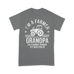 I'm A Farmer Grandpa Rancher Gifts Father's Day Shirt Tractor Farm Farming Shirt - Scotstee Shop