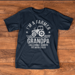 I'm A Farmer Grandpa Rancher Gifts Father's Day Shirt Tractor Farm Farming Shirt - Scotstee Shop