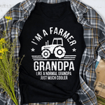 I'm A Farmer Grandpa Rancher Gifts Father's Day Shirt Tractor Farm Farming Shirt - Scotstee Shop