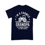 I'm A Farmer Grandpa Rancher Gifts Father's Day Shirt Tractor Farm Farming Shirt - Scotstee Shop