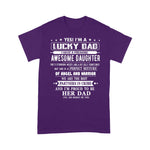 Scotstee Shop - I'm A Lucky Dad I Have A Awesome Daughter She's Stubborn Gift Father Day Shirts