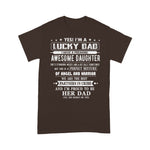 Scotstee Shop - I'm A Lucky Dad I Have A Awesome Daughter She's Stubborn Gift Father Day Shirts